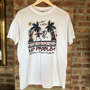 Vintage Bahamas No Problem Hey Mon Vacation Tee